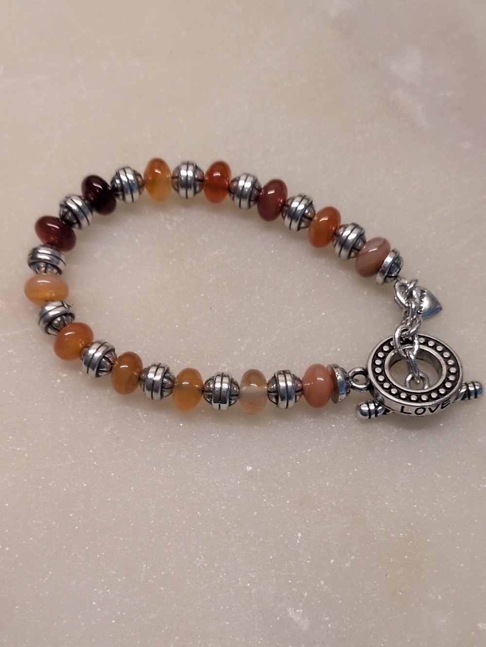 Brighton Fall Colors Classic Beaded Toggle Bracelet